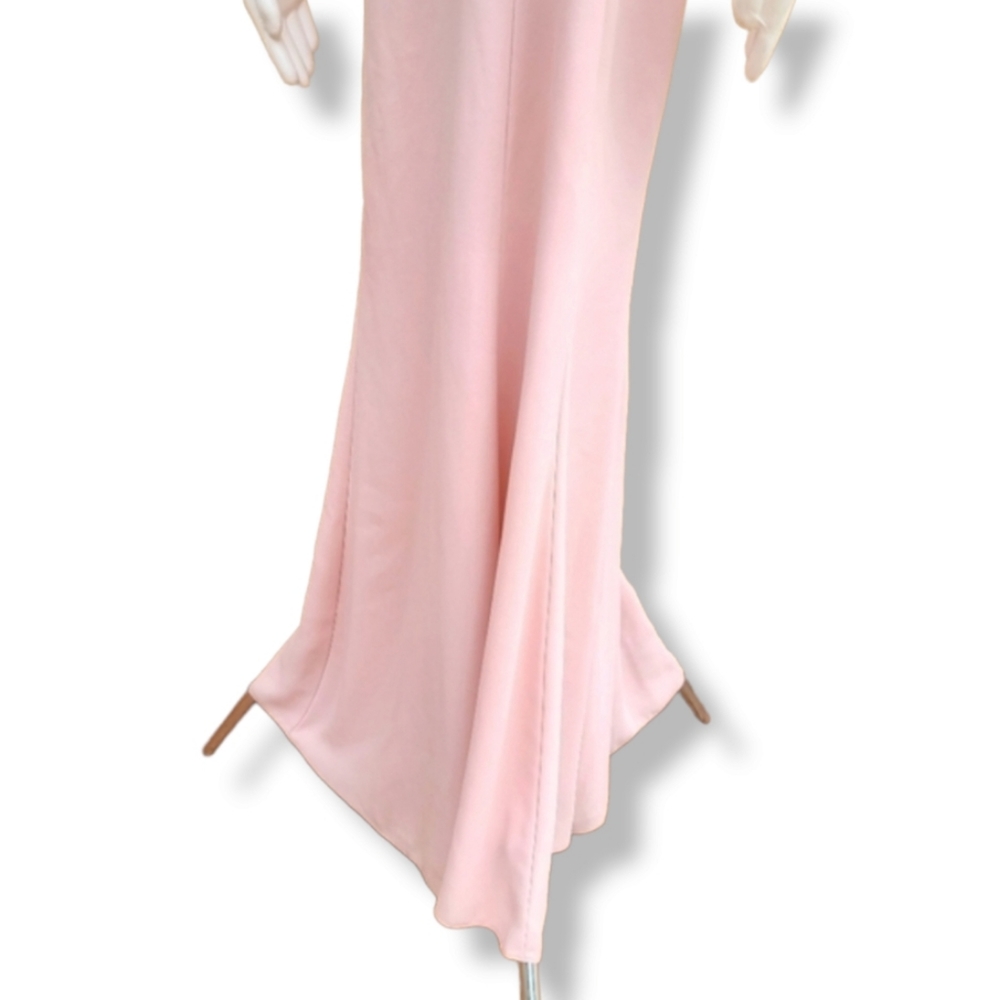 JILL STUART Academy Pink Strapless Floor Length Gown 12 Wedding Formal Dress - Picture 7 of 16